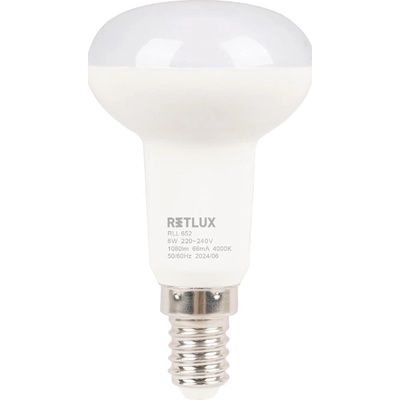 RLL 652 R50 E14 Spot 8W CW D RETLUX RLL 652