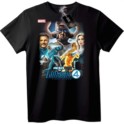 NOONEBRAND Тениска Marvel Fantastic 4 - 7XL, Black