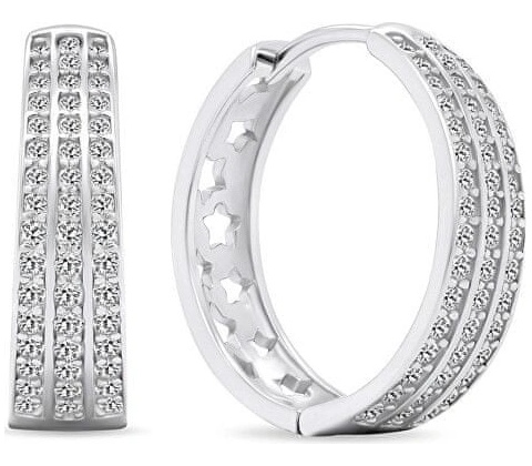 Brilio Silver náušnice EA459W