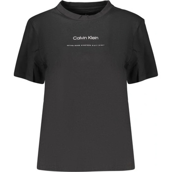 Calvin Klein Дамска тениска с къс ръкав calvin klein, Размер l, Цвят Черен (lv047c811g_neub1)