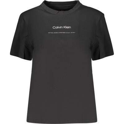 Calvin Klein Дамска тениска с къс ръкав calvin klein, Размер l, Цвят Черен (lv047c811g_neub1)