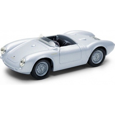 Welly Porsche 550 Spyder stříbrné 1:34