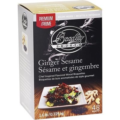 Bradley Smoker brikety na údenie Premium Ginger Sesame 48 ks