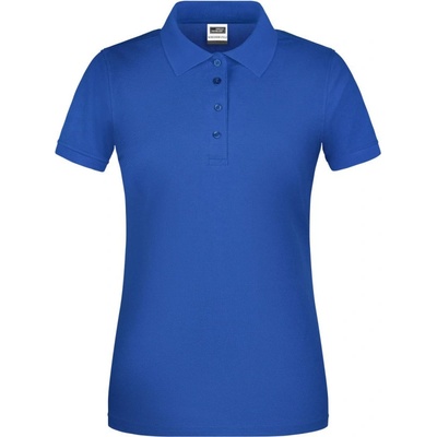 James & Nicholson Polokošile JN 873 bio bavlna krátký rukáv dámská COT-02087305000 Královská modrá