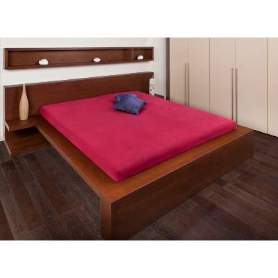 Wooline Froté plachta bordová 90x200