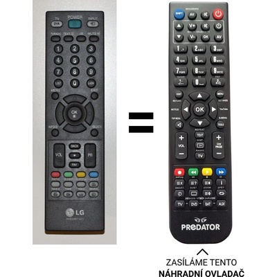 Dálkový ovladač Predátor LG AKB33871408 AKB33871401 AKB33871406 – Hledejceny.cz