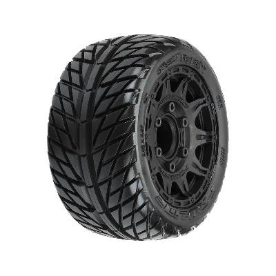 Pro-Line koleso 2.8", pneu Street Fighter LP, disk Raid H12 čierny (2) (PRO1016110)