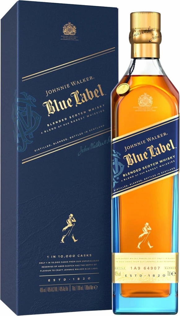 Johnnie Walker Blue Label 40% 0,7 l (kazeta) od 147,55 € - Heureka.sk