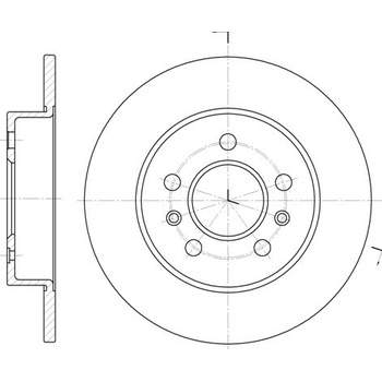 Brzdový kotúč REMSA 6239.02