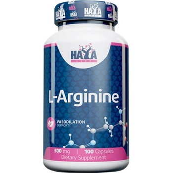 Image 1 of Haya Labs L-Arginine 500 mg [100 капсули]