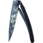 DEEJO 1gb148 tattoo black / Ултралеко джобно ножче с дръжка от абаносово дърво (1gb148)
