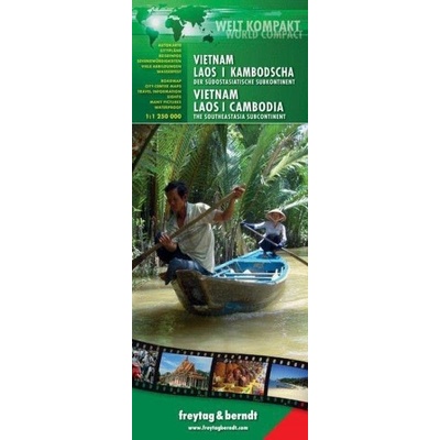 Vietnam Laos Cambodia Vietnam Laos Kambodža 1:1,2M automapa