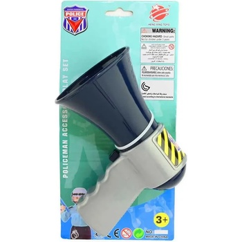 Robetoy Детски Полицейски мегaфон, 13 см за ролеви игри и забавление