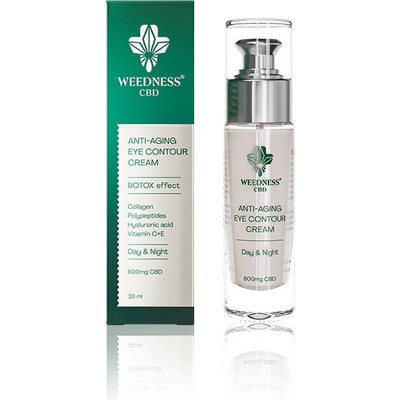 weednesscbd Околоочен Контур Против Стареене с Ботокс Ефект 24Ч | 600mg cbd | 30ml