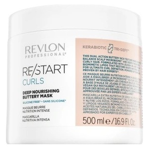 Revlon Restart Curls Deep Nourishing Buttery Mask подхранваща маска за къдрава коса 500 ml
