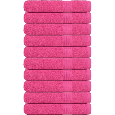vidaXL Кърпи за сауна FROGN 10 бр. Розови 80x200 см 360 г/м2 (137057)