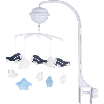 Chipolino Музикална въртележка с проектор Chipolino - Самолетче (MILD02304PLA)