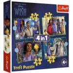 Trefl Пъзел Trefl 4 в 1 - Мечтите се сбъдват (34649) - baby
