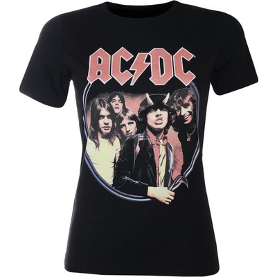 ROCK OFF AC-DC Highway To Hell Circle černá – Zboží Dáma