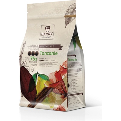 Callebaut Cacao Barry TANZANIE Origin couverture hořká 75% 1 kg