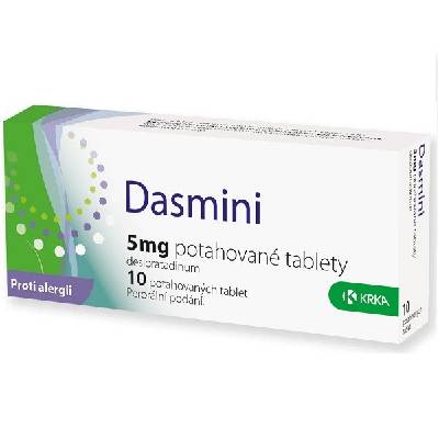 KRKA DASMINI 5MG potahované tablety 10