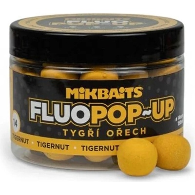 Mikbaits Plávajúce Boilie Fluo Tigrie Orech 150 ml - 14 mm