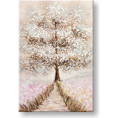 Maľovaný obraz na stenu STROM 60x90 cm - 60×90 cm / Klasický 2 cm
