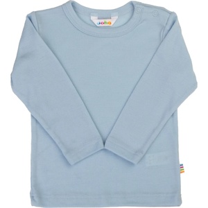 Joha Детски вълнен пуловер Joha Kid's Blouse with Long Sleeves Merino longsleeve - Blue - размер 90 (704-5943-0112)