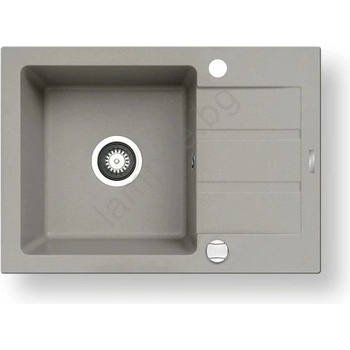 Pyramis 70166001 - Кухненска мивка NEXT 62x44 см гранит/сива (PY0019)