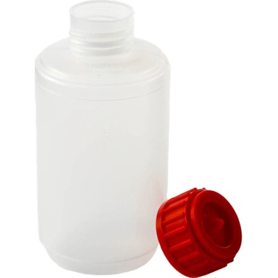 Láhev 100ml LDPE a červené víčko