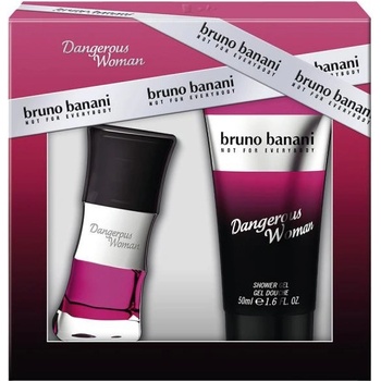 Bruno Banani Dangerous woman EDT 20 ml + sprchový gel 50 ml dárková sada