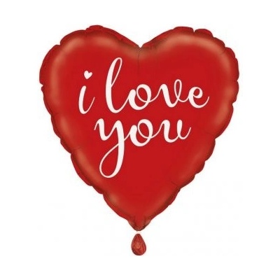 Srdce ILY srdíčka 18 46 cm fóliový balónek