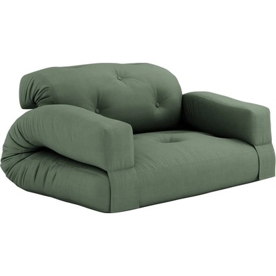 Karup Design Rozkladacia pohovka so zeleným poťahom Hippo Olive Green