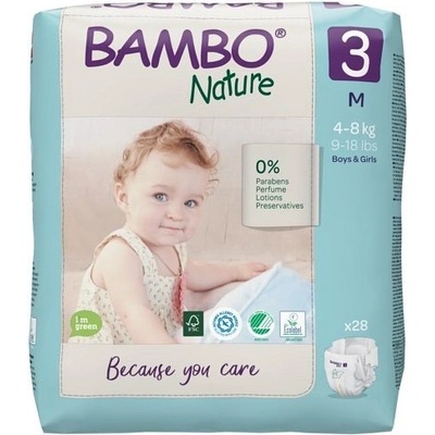 Bambo Nature 3 4-8 kg 28 ks