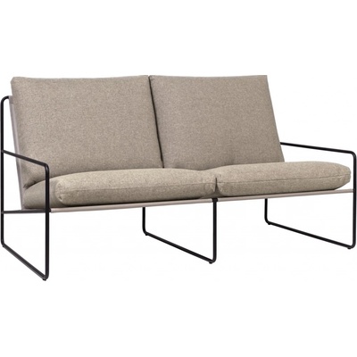 FERM LIVING Zahradní pohovka Desert, Black / Dark Sand