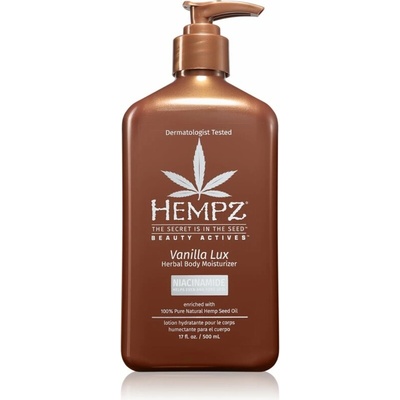 HEMPZ Vanilla Lux telové mlieko 500 ml