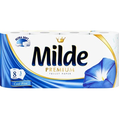 Milde тоалетна хартия 8бр. -синьо (M90'5)