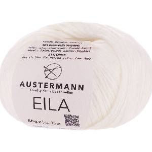 Austermann Eila 90314-01 White Плетива прежда (90314-01)