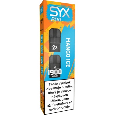 Syx Pod Mango Ice 16,5 mg 2 x 950 potáhnutí 1 ks – Zboží Mobilmania