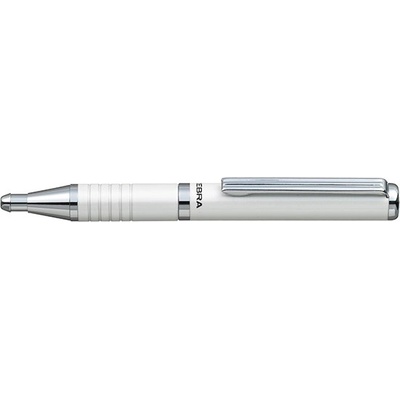 Zebra Химикалка, 0, 24 мм, телескопична, бял металик, zebra "sl-f1", синя 82406-24 (82406-24)