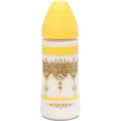 Suavinéx Fľaša Haute Couture Gold silikon žltá 360ml