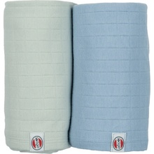 Lodger Swaddler Solid 110 x 110 Peppermint/Blue Fogg 2 ks