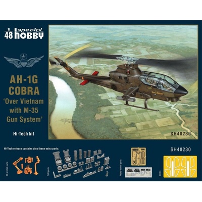 Special Hobby AH-1G Cobra Over Vietnam with M-35 Gun System 1:48