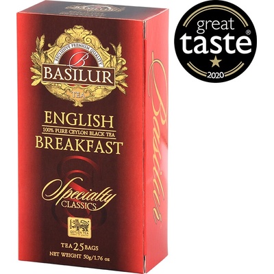 Basilur Specialty English Breakfast 25 x 2 g