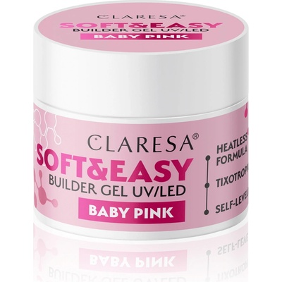 Claresa Stavebný gél BABY PINK 12 g