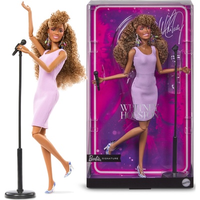 Barbie Signature sběratelská Whitney Houston s mikrofonem