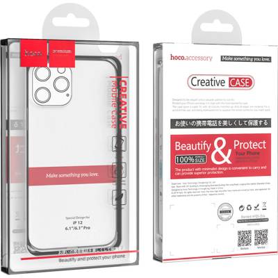 hoco. Гръб Hoco Thin Series PP case за iPhone 12 Pro - Прозрачен