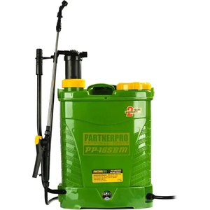 PartnerPro Комбинирана пръскачка електрическа/ръчна, 12V/8Ah PP-16SBM 16 л, 2 в 1 PARTNERPRO (PP-16SBM) Градинска пръскачка