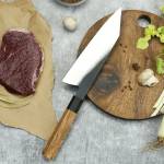 Chefsblade Кухненски нож Chefsblade - Стомана 440C - дървена дръжка-маслина - CB100102