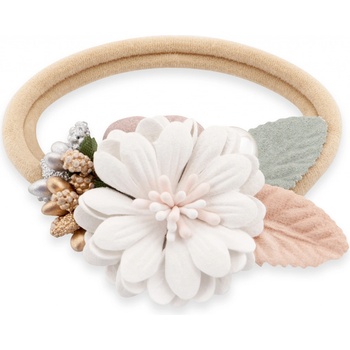 Troli Slušivá gumička do vlasů ve tvaru květin